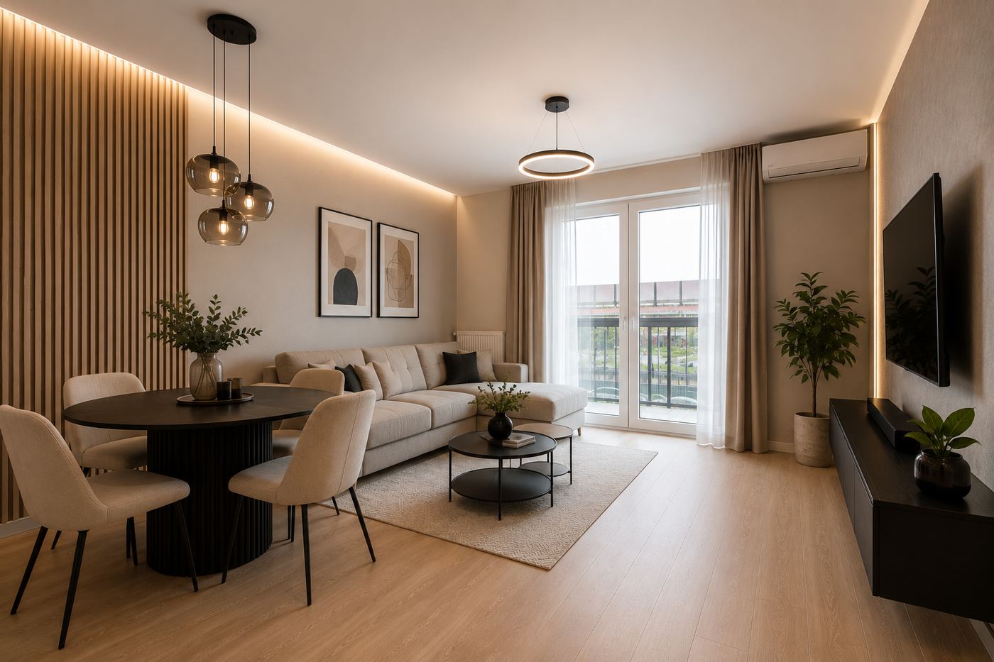 Salon — wykończenie pod klucz